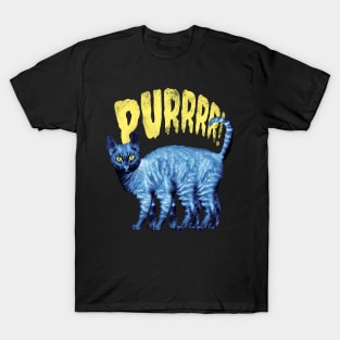 Creepy Purring Monster Cat T-Shirt